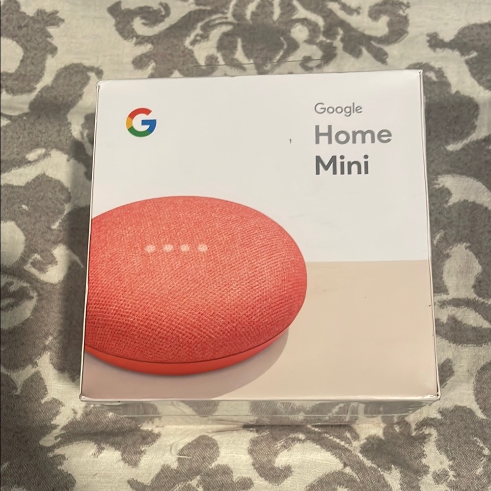 Google Home Mini in Vibrant Coral